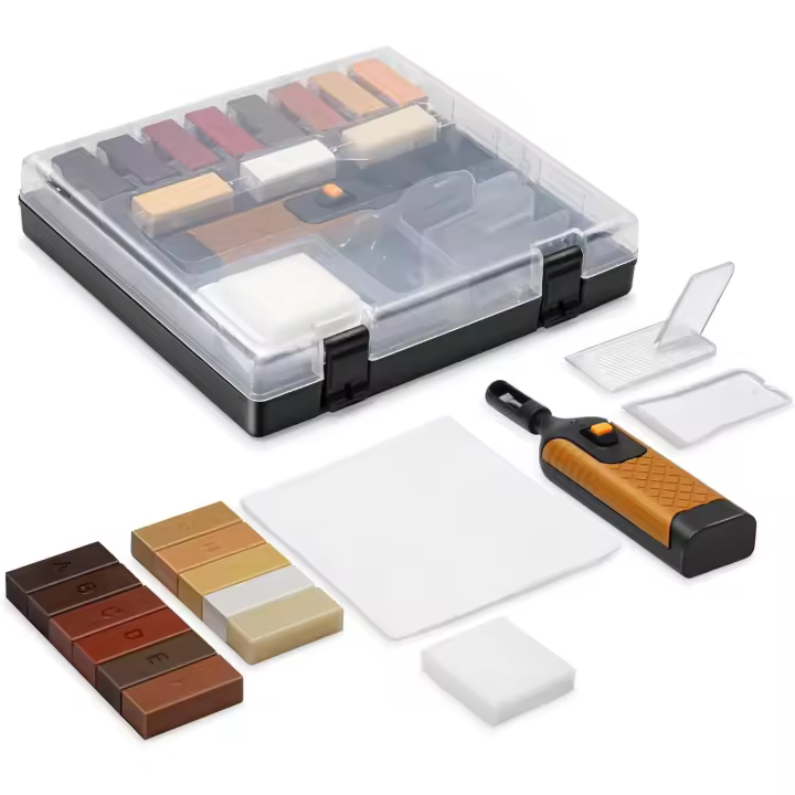 Kit de reparación de Balas y Madera: 11 tonos de Color: reparación de Balas, laminados, parquet - 1