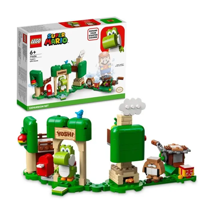 LEGO Super Mario 71406 Set de Expansión: Casa-regalo de Yoshi edad a partir de 6 años, contiene 246 piezas 23L71406 - 1