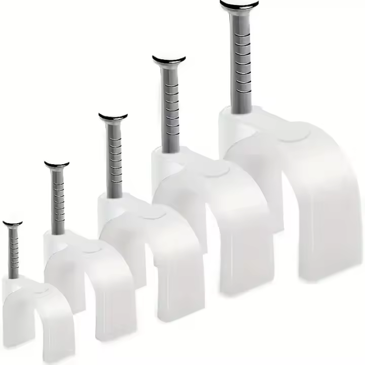 100Pcs Amarras De Cable Con Tornillos De Acero Y Cordones De Nylon 6/10mm Herramienta Eléctrica Para El Hogar - 1