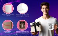 Tazas Personalizadas Kembilove con Nombre - Tazas 40 Cumpleaños - Regalos Hombre o Mujer - Taza Cerámica 350ML - details 1