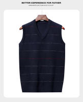 Suéter Casual Para Hombres Chaqueta De Encaje Grueso Auténtica Y Otoño Invierno Moda Confort Transpirable Chaleco De Gimnasio Con Cuello V - details 11