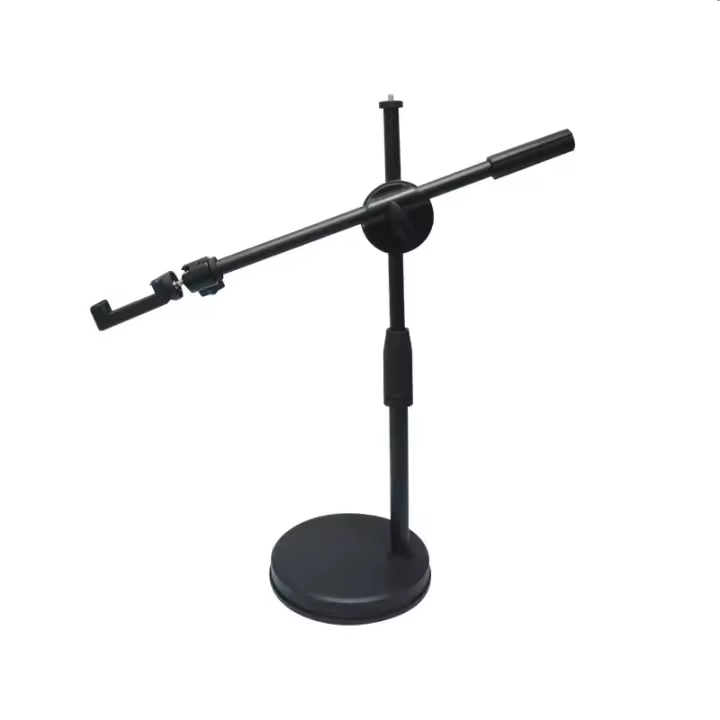 Trípode de mesa con luz de anillo y soporte para móvil para fotografía de uñas y fotografía en general Soporte de brazo plegable - 1