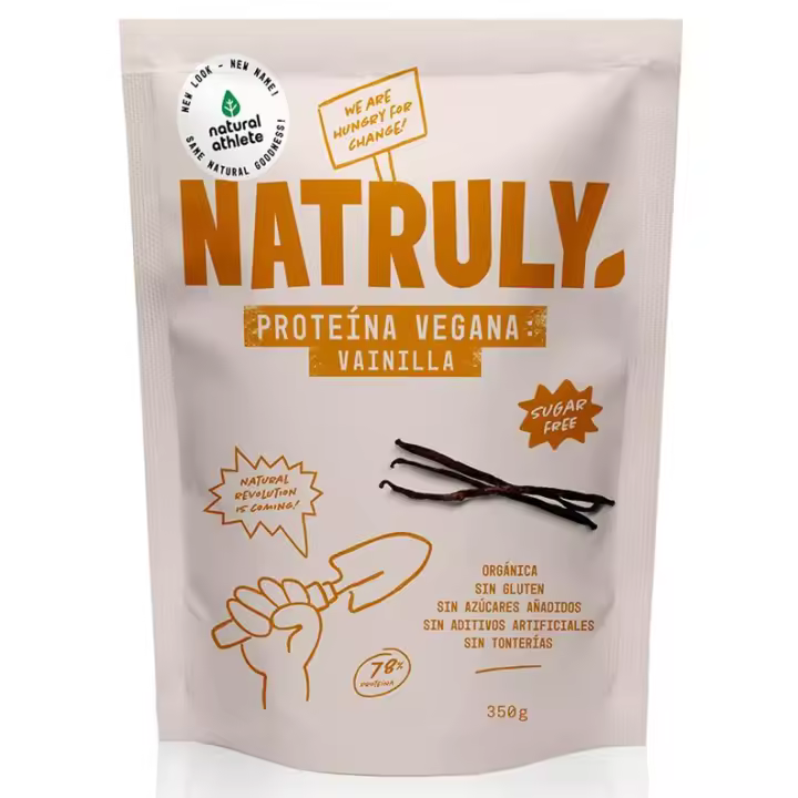 Natruly Proteína vegana vainilla sin azúcares añadidos 360g  ecológico - 1