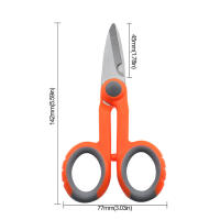 Tijeras De Pesca Portátiles De Acero Inoxidable 420 Herramientas Para Cortar Línea PE Y Seda Adecuadas Para Electricianos Y Pesca Del Carpa - details 6