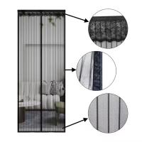 Cortina Mosquitera Para Puertas con cierre malla magnético Automático aire fresc - details 1
