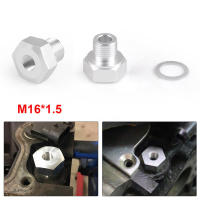 Adaptador De Conector Para Sensor De Presión De Aceite De Motor M12x1.5 a 1/8 NPT Con Washer M16x1.5 a 1/8 NPT Para LS Swap - details 2