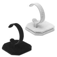 Soporte De Reloj En Forma De C Veludo Para Joyería Y Pulseras Exhibidor De Relojes De Mesa De PVC Material No Tóxico - details 0