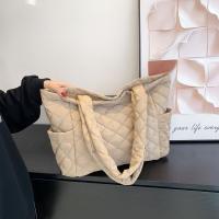 Bolso De Hombro Puffer Para Mujeres Y Niñas Estilo Casual Cuadrado De Plegado Invernal Bolso De Mano Quilted Tote Bag - details 4