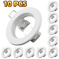 2/10 Pcs Luz De Punto De Venta LED Recogida En Hierro Y Metal Para Techo Instalación GU10 MR16 Downlight Para Sala De Estar Dormitorio Hotel - details 1