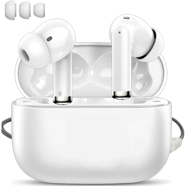 Auriculares Inalambricos Bluetooth USB C, Auriculares -Bluetooth 5.3 con estéreo de micrófono,IP7 Impermeable Earphones Bluetooth,Airbuds Bluetooth Headphones 30H, Auriculares para iPhone/xiaomi/Sony - 1