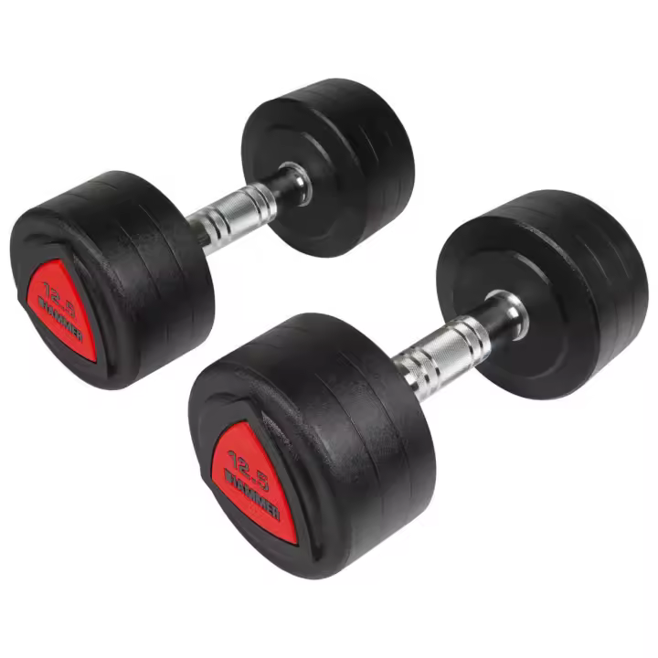 Hammer Mancuernas Compactas 2x12,5 Kg - Entrena Como los Profesionales - 1