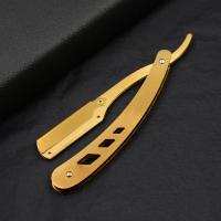 Afeitadora Manual Para Hombres Barbero Cuchillo De Lámina Reemplazable Cuidado De Barba Regalo Para Hombres Metal No Electrónica - details 9