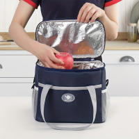 Bolsa De Almuerzo Aislada Reutilizable Y Congeladora Para Oficina Escuela Pícnic Playa Con Correa De Hombro Ajustable Apta Para Niños/Adultos - details 6