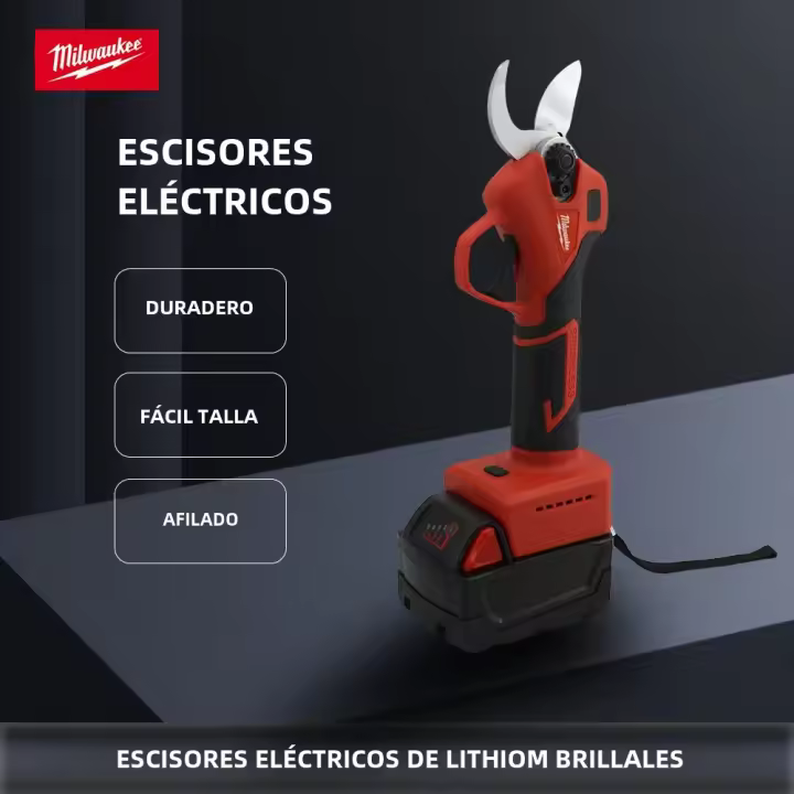 Sierra Eléctrica Sin Cable Milwaukee 18V Batería Sin Escobillas Para Jardín Y Frutales Herramienta De Podar Arbolado - 1