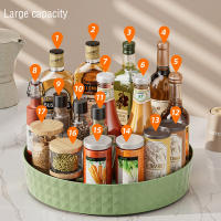 Rack De Especias Giratorio De 360 Grados Para Cocina Soporte De Almacenamiento Rotativo No Eslipiente Para Cosméticos Y Sundries Ecológico - details 1
