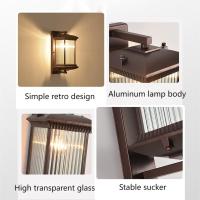Luz De Pared Exterior Moderna Para Jardín Y Patio Villa Chinesa Corredor Balcón Luz De Puerta Nuevo Estilo Chino LED No Dimmable Protección IP55 Aluminio - details 3