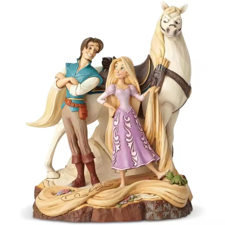Enesco Figura  Enredados Rapunzel Pascal Flynn Maximus Tangled Disney Traditions - 1