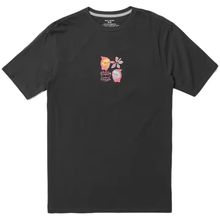 Camiseta Volcom modelo Flower Budz Fty Sst para hombre en color negro - 1