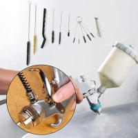 Kit De Limpieza Para Pintura Con Pulverizador De Aire 21 Piezas Herramienta De Limpieza De Tapa De Boquilla De Pintura Set De Cepillos Multifuncionales Para Herramientas De Limpieza - details 1