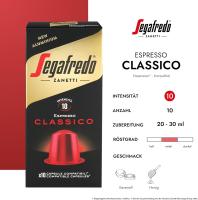 Segafredo Zanetti 100 Cápsulas de Aluminio Compatibles con Nespresso Café Clásico Sabor Rico y Armonioso (10 Cajas de 10 Cápsulas) - Adecuadas para Máquinas Nespresso Original - QUMIR - details 2