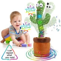Ejemplar Inteligente De Cactus Danzante Y Musical Juguete Interactivo Para Aprendizaje Educativo Con Función De Grabación Y Repetición De Habla Para Niños - details 3