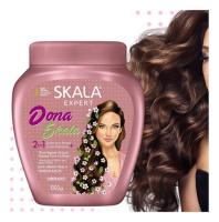 Bellas Extensiones// Skala- Doña Skala-Mascarilla/Acondicionador/Crema de peinado  -1000ml- 100% Vegano - Ayuda a fortalecer y dar brillo al cabello- rico en vitaminas E y A, y numerosos minerales que hidratan tu cabello. - details 0