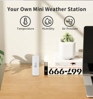 Sensor De Temperatura Y Humedad ZigBee Tuya Con Control Por App Y Voice Alexa Google Home Escena De Automatización Compatible Con℃/℉ - details 3