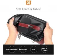 Bolsa De Hombro Para Hombre En Cuero Multi-funcional Deportiva Impermeable Para Correr Y Entrenar Bolsa Mensajera De Viaje Cruzable - details 7