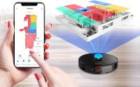 Robot aspirador y fregona LIECTROUX X6, potencia de succión de 6500Pa, navegación LSD LIDAR, mapeo de precisión, conectividad Wi-Fi y control por voz para una limpieza profunda de suelos duros, pelo de mascotas y alfombras. - details 1