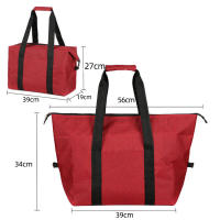 Nueva bolsa aislante plegable de gran capacidad, bolsa de hielo para exteriores, portátil, de aluminio, para mantener la frescura en el picnic. - details 2