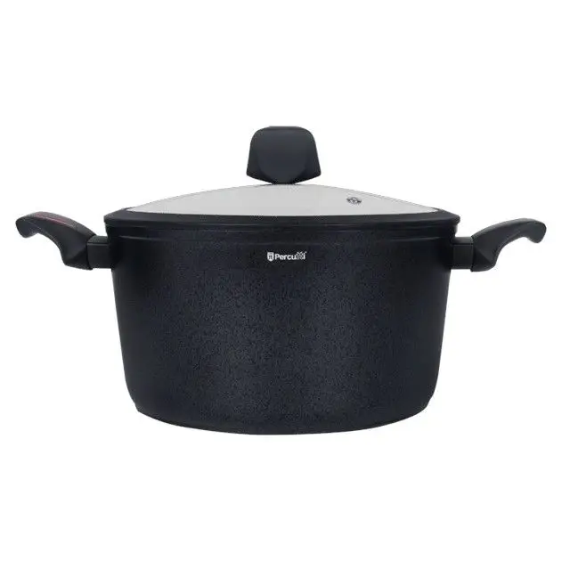 Cacerola Percutti Black Edition 28 cm - Aluminio Forjado y Fondo Full Induction - 1