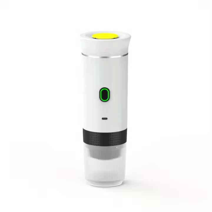Máquina de Espresso Portátil Compacta - Alimentada por USB y Katería, Barería de Lithium Recargable, Calentamiento Inalámbrico, Máquina de Café with Bomba para Casa U Oficina - 1