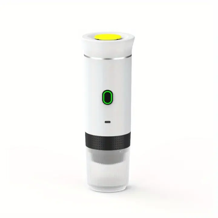 Máquina de Espresso Portátil Compacta - Alimentada por USB y Batería, Batería de Litio Recargable, Calentamiento Inalámbrico, Máquina de Café con Bomba para Casa u Oficina - 1