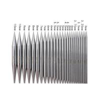 Juego De Agujas De Tejer DIY Con Anillo Desmontable 13 Pines Aluminio-Níquel Blanca Brillante Herramienta De Tejer Para Suéteres - details 2