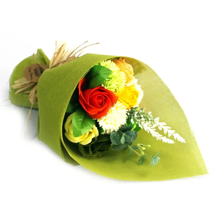 Ramo Flores de Jabón - verde amarillo - 1