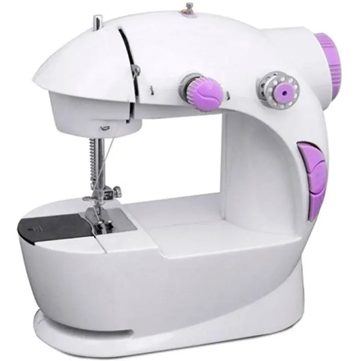 Nyana Mini Máquina de Coser Eléctrica Semiautomática con Pedal y Lámpara Integrada - 1