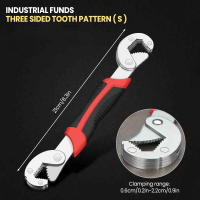 Llave De Fijación Universal AIRAJ Multifuncional Con Mango De Palanca Y Ajuste De Taza De Cierre Acero De Carbono Herramienta De Reparación Manual - details 4