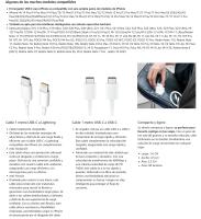 Cargador para iPhone 20W y Android carga rápida Alumar incluye cable USB tipo C y cable lightning, cargador iPhone 15 carga rápida - details 5