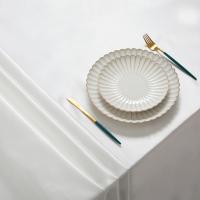 Mantel Rectangular Resistente a Manchas Y Arrugas Suave De Seda Para Comedor En Poliéster 100% Uso Doméstico Y Social - details 11