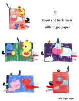 Libro De Tela Suave 3D Para Bebé Juguete Educativo Montessori Primera Edición Colorido Aprendizaje De Habilidades Básicas De La Vida Infantil - details 24