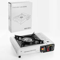 Blanco Horno portátil para exteriores, Embalaje con caja de color，estufa de gas ajustable de 2900 W, estufa liviana, equipo de cocina para acampar, equipo de emergencia, perfecto para cocinar en campamentos, compatible con carrito o cilindro de gas. - details 0