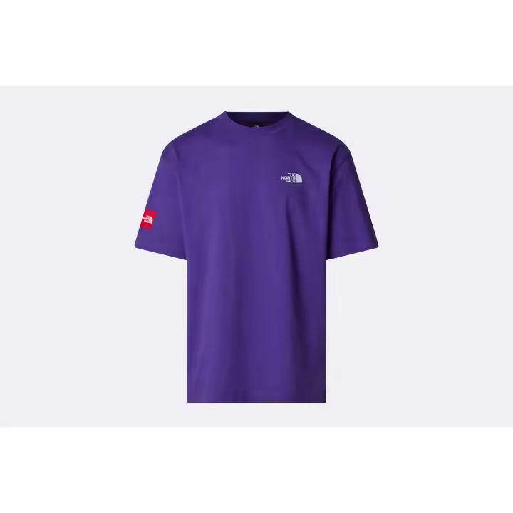 Camiseta morada de manga corta The North Face AXYS Unisex - 1