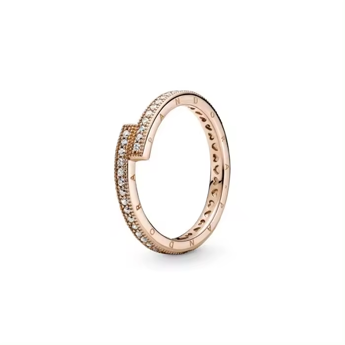 Anillo Pandora Superpuesto Brillante 189491C01 - 1