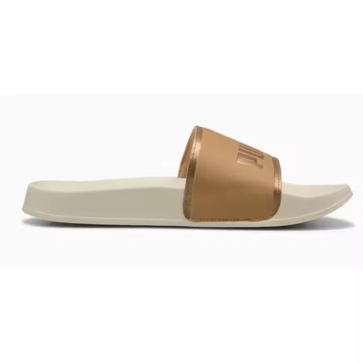 Chancla PUMA Leadcat 2.0 Aqua Metallics SS25 401707 02 Beige - 1