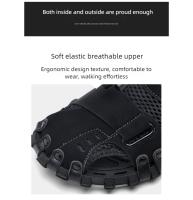 Sandalias Casuales Para Hombre Baotou Verano Resistente Al Agua Para Playa Y Deporte Zapatillas De Conducción Dual Propósito Cómodas Y Modernas - details 5