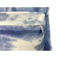 Mochila informal de lona con estilo gráfico teñido anudado.MEJORADA.estampado tie-dye.unisex, Bolsillo trasero antirrobo - details 3