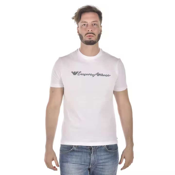 Emporio Armani Camiseta Algodón Hombre Blanco 3Z1T961J00Z 100 - 1