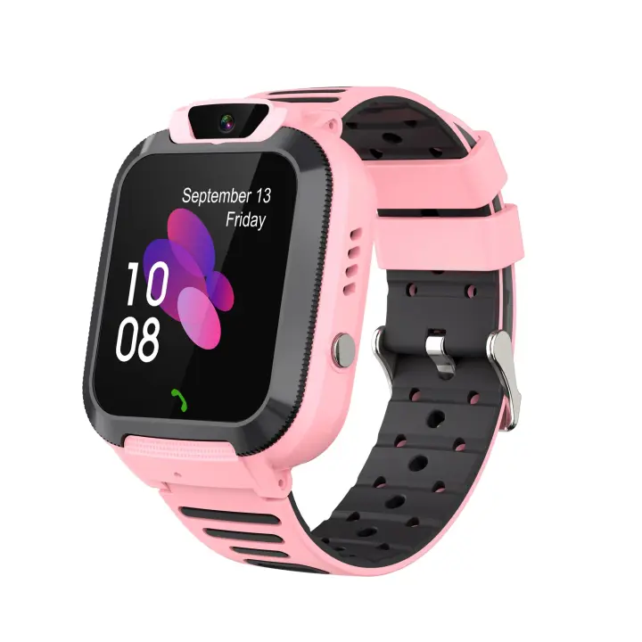 Reloj intelente para niños with Llamada SOS LBS Tracker Cámara impermeable Chat de Voz Teléfono Despertador Reloj inteligente 2G - 1