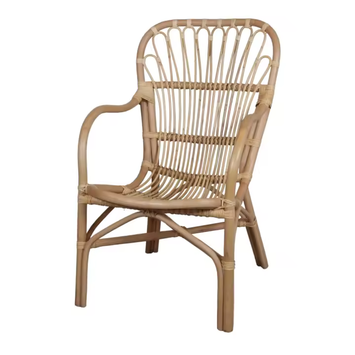 Sillón De Ratán Natural Faraki - Misterwils Furniture For Free Souls 56x97x72 - 1