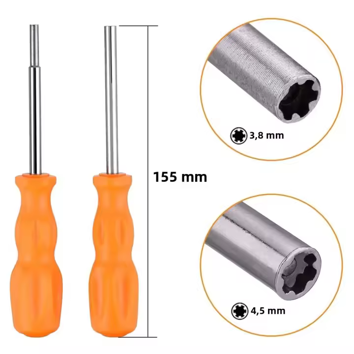 Destornillador De Seguridad Para Reparación De Videojuegos 1/2pc 3.8/4.5mm Herramienta Para NES SNES N64 GameBoy SE-GA Y GameBoy Color Cartridges - 1